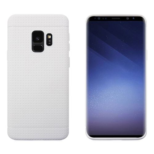 Galaxy S9 Coque Protection TPU Texture Nid Abeille Blanc ALS53010