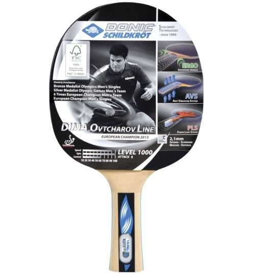 Donic Schildkröt Tennis de table Ovtcharov 1000 FSC noir