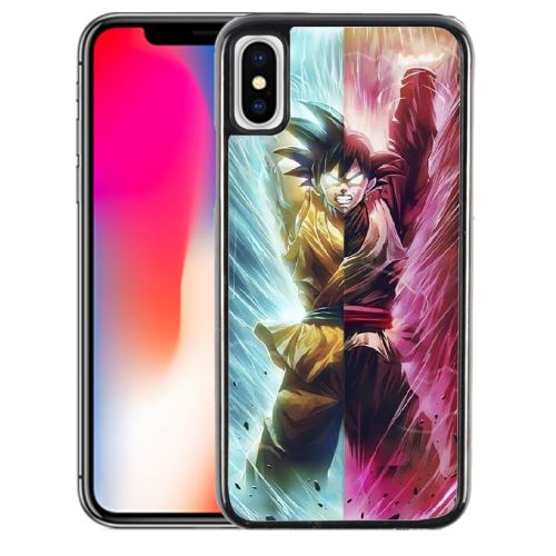 Coque pour iPhone XS dragon ball black goku