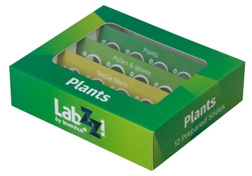 Lames pour microscopes Levenhuk LabZZ P12 Plantes