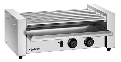 Grill pour Saucisses Hot Dog &agrave; Rouleaux - - - Acier inoxydable 600x320x230mm