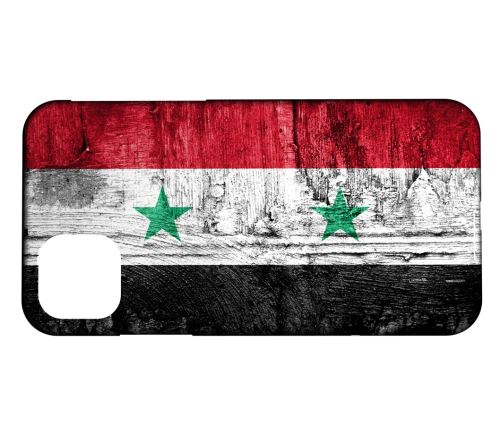 Coque rigide Compatible Pour iPhone 11 Pro Max Drapeau Syrie 07