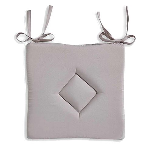 Galette de chaise 40 x 40 cm - Beige mastic