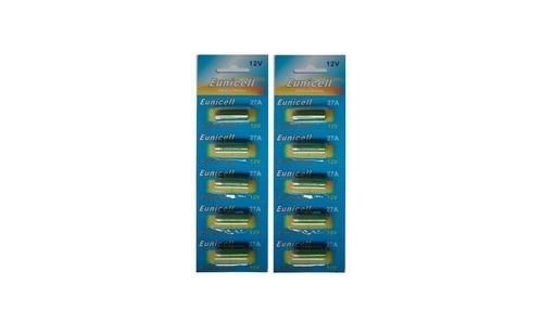 Eunicell Lot de 10 piles 27A M N27 Eunicell 12 volt
