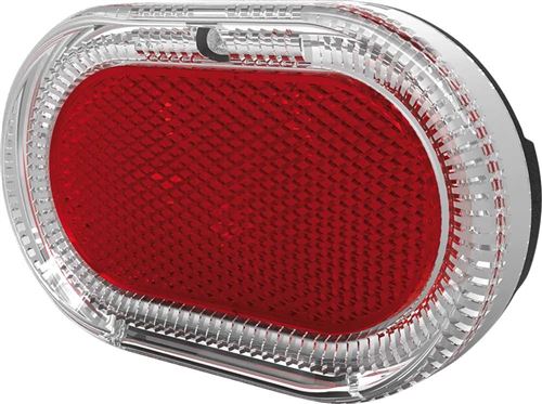 Herrmans LED DROITE DYNAMO H-TRACK DYNAMO 80MM rouge/blanc