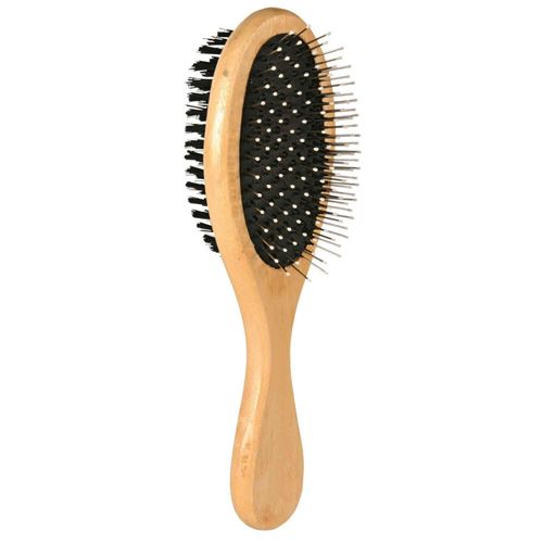 TRIXIE Brosse Double Face pour Chien 6 cm x 21 cm 1 Unit&eacute;