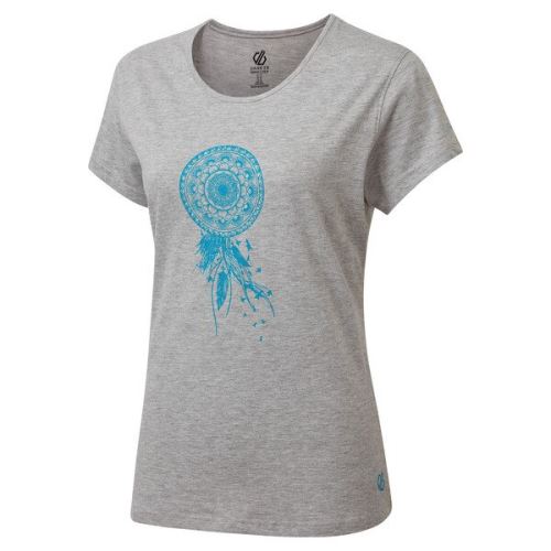 Dare2b Parallel T-shirt ash grey, t-shirt urbain en coton pour femmes gris, taille 40.