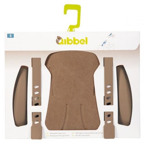 Qibbel KIT DE STYLE SIÈGE VÉLO POUR ÉLÉMENTS EN TOILE MARRON
