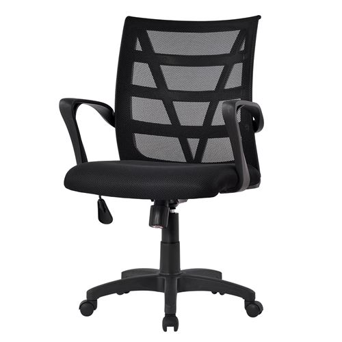 Acheter Chaise de Bureau LANGRIA en Tissu Noir Pivotant 360 Degrés Noir État correct - 186,14 € Chaise de Bureau LANGRIA en Tissu Noir Pivotant 360 Degrés Noir État correct - reconditionné disponible sur Fnac