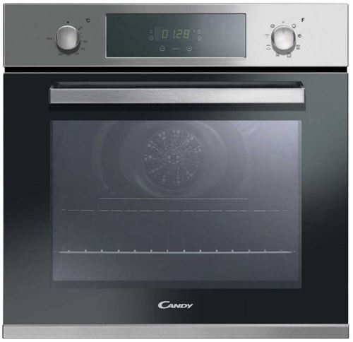 Candy Pop Evo FCP645X - Four - intégrable - niche - largeur : 56 cm - profondeur : 56 cm - hauteur : 59 cm - avec système auto-nettoyant - classe A+ - acier inoxydable