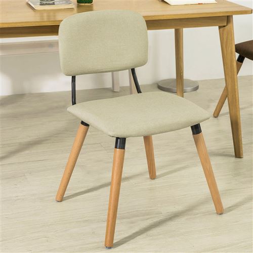 SoBuy® FST54-MI Chaise de Cuisine Salle à Manger avec Pieds en Bois Résistantes Dossier et Assise Rembourrés Très Confortable