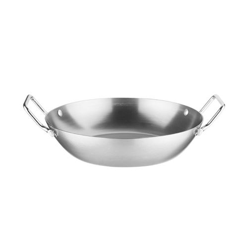 Plat à paëlla en fer noir 508mm