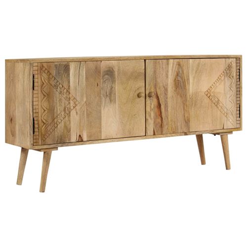 vidaXL Dressoir 120x30x60 cm massief mangohout