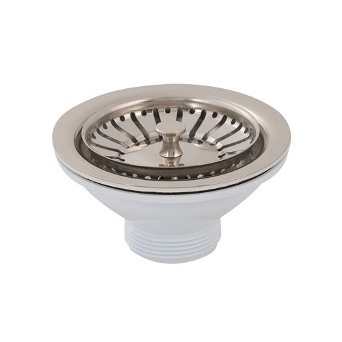 Bonde à panier pour évier bonde 90 mm diam. tuyau dévacuation 40 mm diam. plumbob 627913