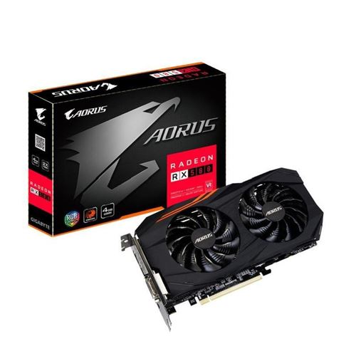 Gigabyte AORUS Radeon RX580 4G carte graphique - Radeon RX 580 - 4 Go