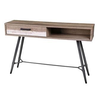 Urban Living - Console Brooklyn - 120 x H. 77 cm - Marron - 1