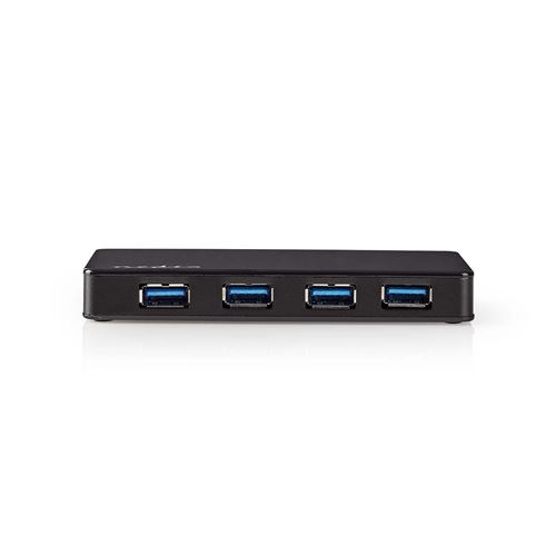 Nedis Concentrateur USB 4 ports Alimentation par USB 3.0 Alimentation Séparée 5 Gbit/s