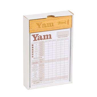 Yam : coffret en bois et bloc - 1