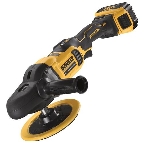 Polisseuse Rotative Xr 18V 2X5Ah Li-Ion Brushless 180Mm Système Velcro Dewalt