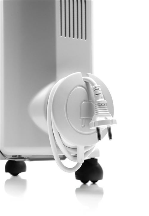 Radiateur à Bain D'huile Delonghi TRRS0920 - 2000W - Silencieux Et économique - Blanc