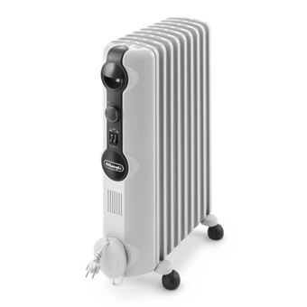 De'Longhi RadiaS TRRS 0920 - Radiateur à huile - mobile - blanc