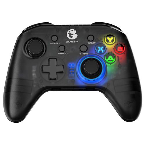 Gamepad GameSir T4 Pro Multi plateforme Contrôleur de jeu Bluetooth 2,4 GHz Manette de jeu sans fil pour iOS 13.4 / Android / PC / Nintendo Switch -no