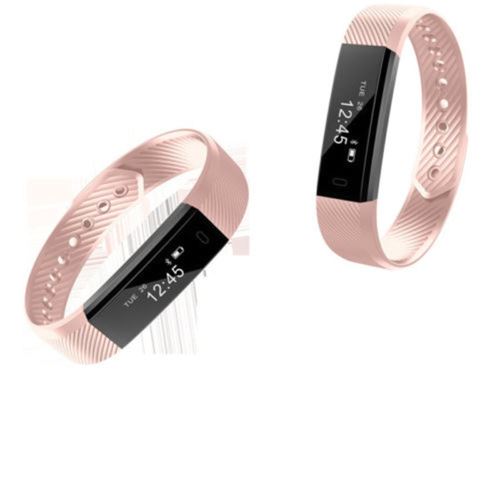 Tracker de remise en forme de montre-bracelet de Bluetooth ID 4.0 Bluetooth 4.0 pour IOS Android Apple Rose