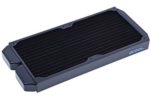 alphacool alphacool nexxxos st30 full copper 280mm radiator noir