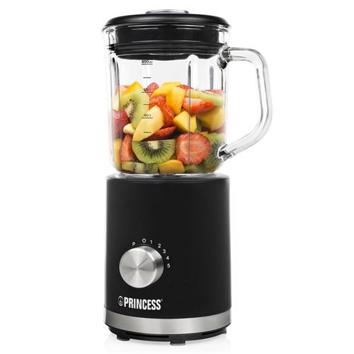 Princess 212078 Compact Blender 500W 800 ml Noir / Transparent