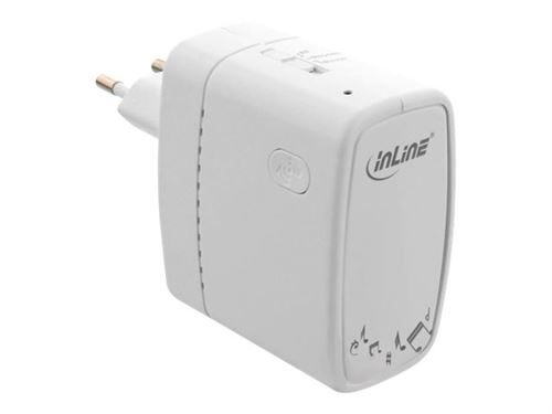 InLine Wi-Five - Wireless Media Center - Routeur sans fil - Wi-Fi - Branchement mural