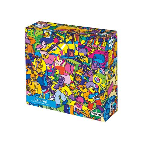 Puzzle 1000 pièces CARNIVAL GIBSONS Multicolore