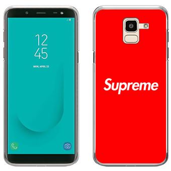 Coque pour Samsung Galaxy J6 - Logo Supreme - Etui pour ...
