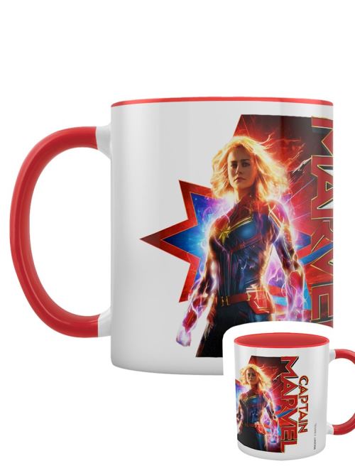 Captain Marvel Tasse Earths Defender blanc
