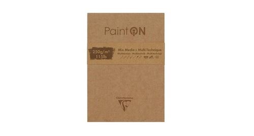Bloc Paint'On 10,5 X 14,8 Cm - 50 Feuilles Frange - Clairefontaine