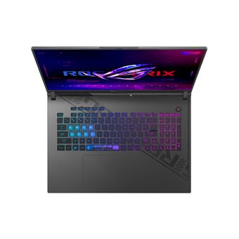 Ordinateur portable Asus ROG STRIX-G18-G814JVR-DR6065W Gris 18 - Intel Core i9-14900HX - NVIDIA GeForce RTX 4060 - SSD 1To - RAM 32Go - Windows 11