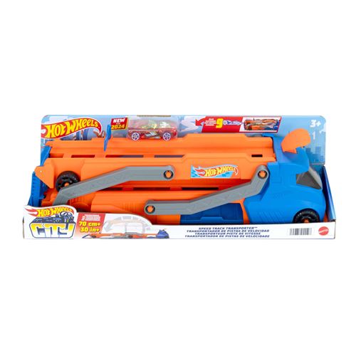 Non Communiqué Hot Wheels City – Coffret Transporteur De Piste De Vitesse