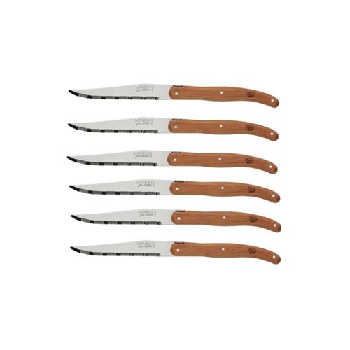 Jean Dubost Coffret De 6 Couteaux À Steak - L0060011pef175 - Image 3