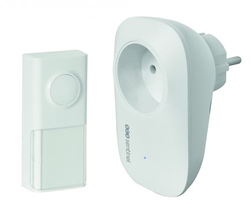 Joom Scs Sentinel Carillon Enfichable Sans Fil Sans Pile - Ecobell 100 Plug - Blanc - Image 3