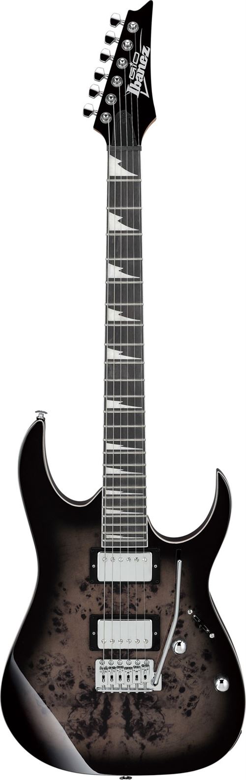 Ibanez GRG220PA1 Electric Guitar - Transparent Brown Black Burst