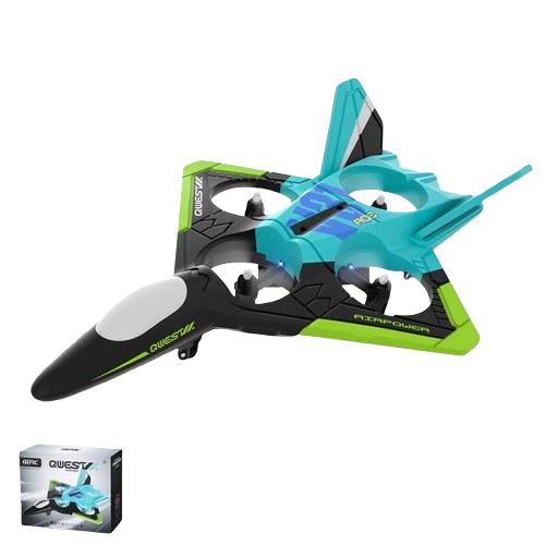 Drone SZSMART V31 Foam Glider avec caméra 4K Autonomie de la batterie 15 Min 4 Batteries vert