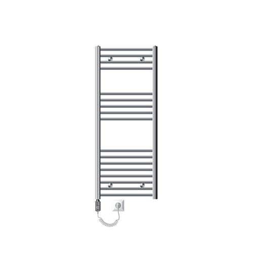 Luxebath Ecd Germany Radiateur De Salle De Bain Electrique, Chrome, Elément Chauffant 1200W, Grande Puissance, 500X1200mm, Courbé Avec Raccord Latéral, - Image 3