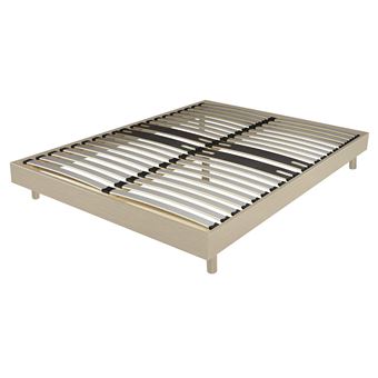 Sommier à Assembler 140x190 Finition Chêne Clair - DREAMKIT - ALTOBUY - 1