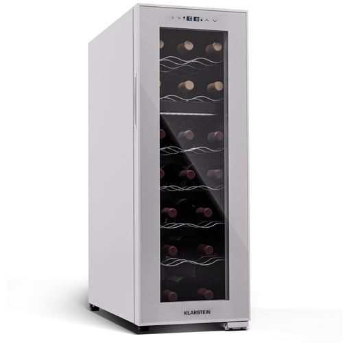 Klarstein Shiraz 18 Duo - Frigorifero Per Vini, 2 Zone, 53 L/18 Bottiglie, 5-18 °c, Touch