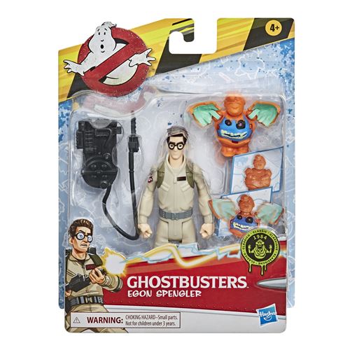 Ghostbusters Fright - Figurine Egon Spengler 13cm + Figurine de fantôme Interactive et Accessoire