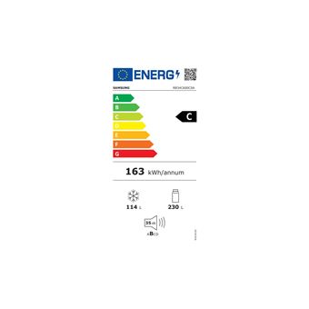 Réfrigérateur combiné 60cm 344l nofrost inox Samsung RB34C600CSA