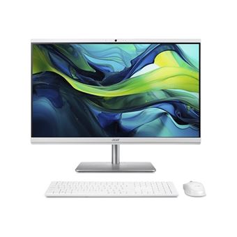 Acer Aspire C 27 C27-195ES - Tout-en-un Core Ultra 7 155U / jusqu'à 4.8 GHz - RAM 32 Go - SSD 1.024 To - Intel Graphics - Gigabit Ethernet, Bluetooth, IEEE 802.11ax (Wi-Fi 6), IEEE 802.11be (Wi-Fi 7) - Win 11 Home - moniteur : LED 27" 1920 x 1080 (Full H
