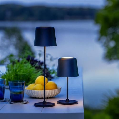 Non Communiqué Noir Lampe A Poser Led Kaami Brilliant E Térieur 2W Ip44 Métal Et Plastique