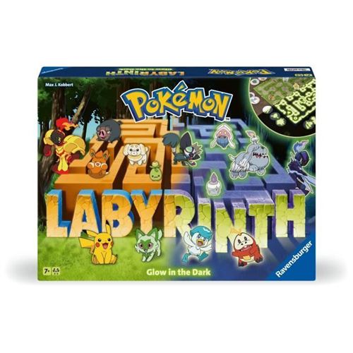 Non Communiqué Multicolore Ravensburger–Jeu De Société Classique–Labyrinthe Pokémon–Jeu De Plateau-Jeu De Réflexion-Enfant Et Famille–Des 7 Ans–Mixte–22705