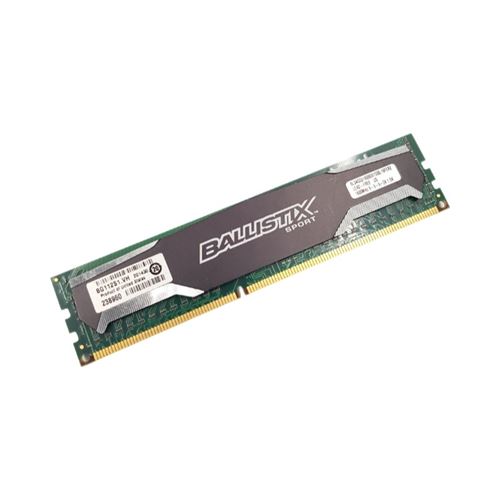 Barrette Mémoire 4Go Ram Ddr3 Crucial Ballistix Sport Bls4G3D1609Ds1S00.16Fer2 Dimm Pc3-12800U