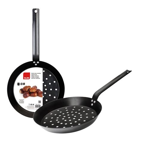 Ibili Noir Poêle À Marrons 26 Cm - Acier - Image 3